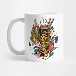 Asia Noodle Japanese Traditional Art Style Mug